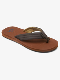 quiksilver brown flip flops