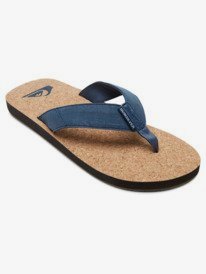 quiksilver, Мужские сланцы Molokai Abyss Natural, BLUE/BROWN/BLUE (xbcb) Molokai Abyss Natural 2022 - Sandals for Men AQYL101166