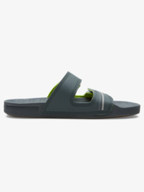 quiksilver, Rivi Double Sandales pour Homme, GREY/BLACK/GREEN (xskg) Rivi Double - Sandals for Men AQYL101252