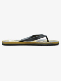 quiksilver, Molokai Art Gregg Kaplan - Teenslippers voor Heren, BLACK/GREY/BROWN (xksc) Molokai Art Gregg Kaplan - Flip-Flops for Men AQYL101264