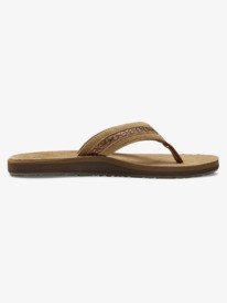 quiksilver, Carver Leather Sandales en suède pour Homme, TAN 1 (csj1) Carver Leather - Suede Sandals for Men AQYL101298