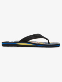 quiksilver, Molokai Layback Sandales pour Homme, BLACK/BLUE/PINK (xkbm) Molokai Layback - Sandals for Men AQYL101339