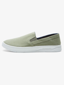 quiksilver, Harbor Wharf Slip-On Shoes, GREEN 1 (gvj1) Harbor Wharf - Slip-On Shoes for Men AQYS700071