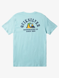 quiksilver, River Bend T-Shirt, ICED AQUA (gcz0) RIVER BEND MT0 AQYZT08848