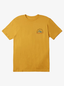 quiksilver, The Original Barrel T-shirt, BRIGHT GOLD (ykd0) THE ORIGINAL BARREL MT0 AQYZT08938