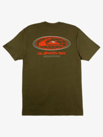 quiksilver, On The Grid T-shirt, FOUR LEAF CLOVER (gph0) ON THE GRID MT0 AQYZT08946