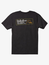 quiksilver, Square Biz Mod T-shirt, CHARCOAL HEATHER (ktah) SQUARE BIZ MOD AQYZT08951