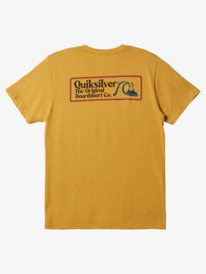 quiksilver, Square Biz Mod T-shirt, BRIGHT GOLD HEATHER (ykdh) SQUARE BIZ MOD AQYZT08951