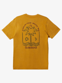 quiksilver, New Take Mod T-shirt, BRIGHT GOLD HEATHER (ykdh) NEW TAKE MOD AQYZT08956
