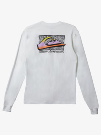 quiksilver, Retro Fade T-shirt, WHITE (wbb0) RETRO FADE MU1 AQYZT08960
