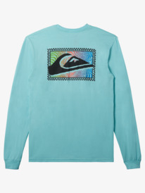 quiksilver, Gradient Prints - Long Sleeve T-Shirt for Men, ANGEL BLUE (bgd0) Gradient Prints - Long Sleeve T-Shirt for Men AQYZT09122