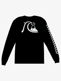 quiksilver, The Original Ls T-shirt, BLACK (kvj0) THE ORIGINAL LS MU1 AQYZT09124