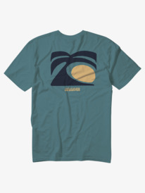quiksilver, Arts In Palms T-Shirt, BRITTANY BLUE (blz0) ARTS IN PALMS MTZ AQYZT09128