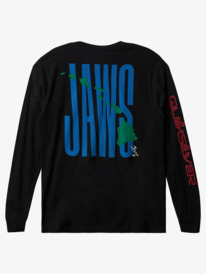 quiksilver, Jaws Big Wave Challenge Ls T-shirt, BLACK (kvj0) JAWS BIG WAVE CHALLENGE LS AQYZT09196