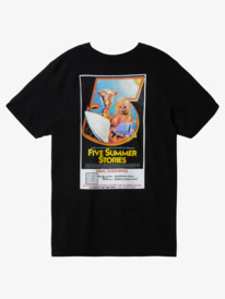 quiksilver, Five Summer Stories T-shirt, BLACK (kvj0) FIVE SUMMER STORIES AQYZT09341