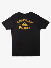 quiksilver, Quiksilver x Pacifico Straight Shooter T-Shirt, TARMAC (kta0) Pacifico Straight Shooter - T-Shirt for Men AQYZT09495