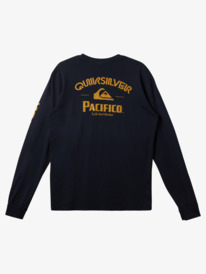 quiksilver, Quiksilver x Pacifico Straight Shooter Long Sleeve T-Shirt, NAVY BLAZER (byj0) Pacifico Straight Shooter - Long Sleeve T-Shirt for Men AQYZT09499