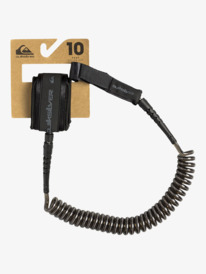 quiksilver, SUP 10'0" - Coiled Stand Up Paddle Board Leash, BLACK (kvj0) SUP 10'0" - Coiled Stand Up Paddle Board Leash EGL22UPLH1