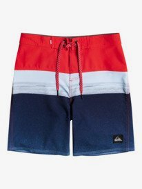 quiksilver, Boy's 8-16 Surfsilk Panel 17" Boardshorts, HIGH RISK RED (rqc7) Surfsilk Panel 17" - Board Shorts for Boys 8-16 EQBBS03554