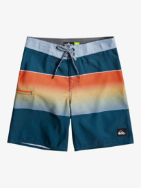 quiksilver, Boys 8-16 Everyday Slab 16" Boardshorts, MAJOLICA BLUE (bsm9) EVERYDAY SLAB YTH 16 EQBBS03653