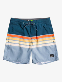 quiksilver, Boys 8-16 Swell Vision 15" Beachshorts, MAJOLICA BLUE (bsm9) SWELL VISION BEACHSHORT YTH 15 EQBBS03656