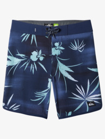 quiksilver, Boy's 8-16 Surfsilk Scallop 17" Boardshorts, NAVAL ACCADEMY (bym8) Surfsilk Scallop 17" - Board Shorts for Boys 8-16 EQBBS03676