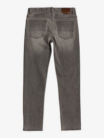 Modern Wave Grey - Straight Fit Jeans for Boys 8-16  EQBDP03169