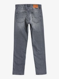 quiksilver, Modern Wave 2022 - Straight Fit Jeans for Boys, GREY USED (kzmw) Modern Wave 2022 - Straight Fit Jeans for Boys EQBDP03172