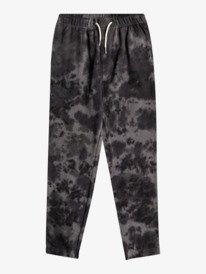 quiksilver, Boy's 8-16 Cloudy Tie Dye Sweat Shorts, BLACK CLOUDY TIE DYE (kvj6) Cloudy Tie Dye - Sweat Shorts for Boys EQBFB03134