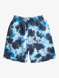quiksilver, Diamond Heritage - Sweat-Shorts für Jungen 8-16, SNORKEL BLUE TIE DYE 231 (brt6) Diamond Heritage - Sweat Shorts for Boys 8-16 EQBFB03140