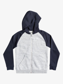 quiksilver, Easy Day - Kapuzenpulli mit Reißverschluss für Jungen, LIGHT GREY HEATHER (sjsh) Easy Day - Zip-Up Hoodie for Boys EQBFT03705
