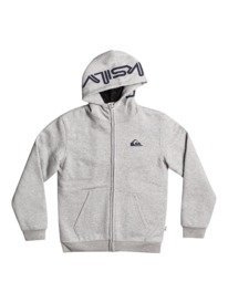 quiksilver, Best Wave 2022 - Sweat à capuche pour Garçon, LIGHT GREY HEATHER (sjsh) Best Wave 2022 - Hoodie for Boys EQBFT03713