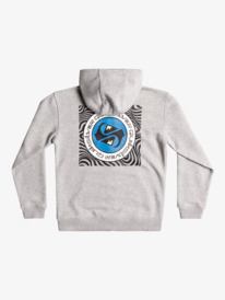 quiksilver, Boy's 8-16 Shadow Groove Zip Up Hoodie, LIGHT GREY HEATHER (sjsh) Shadow Groove - Zip Up Hoodie for Boys EQBFT03790