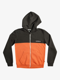 quiksilver, Easy Day - Kapuzenpulli mit Reißverschluss für Jungen 8-16, TARMAC (kqz0) Easy Day - Zip-Up Hoodie for Boys 8-16 EQBFT03813