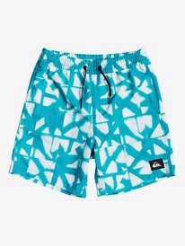 quiksilver, Dye Check 15" - Swim Shorts for Youth, CARIBBEAN SEA (bnz6) Dye Check 15" - Swim Shorts for Youth EQBJV03298