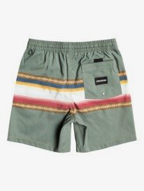 quiksilver, Boy's 8-16 Sun Faded 15" Recycled Volleys, THYME (cqy6) Sun Faded 15" - Recycled Swim Shorts for Boys 8-16 EQBJV03362