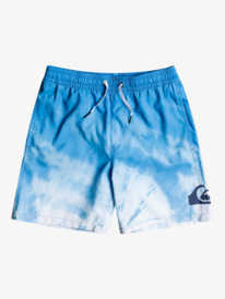 quiksilver, Everyday Faded Logo 15" - Swim Shorts for Boys 8-16, AIRY BLUE (bfa6) Everyday Faded Logo 15" - Swim Shorts for Boys 8-16 EQBJV03388