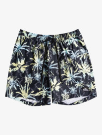 quiksilver, Boy's 8-16 Ocean Mix 15" Volleys, BLACK (kvj7) Ocean Mix 15" - Swim Shorts for Boys 8-16 EQBJV03415