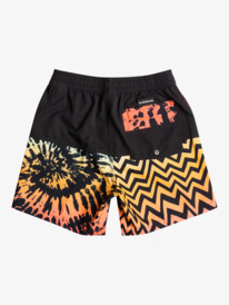quiksilver, Boys 8-16 Radical Five Volley 14" Swim Shorts, FIERY CORAL (mkz9) RADICAL FIVE VOLLEY YOUTH 14NB EQBJV03428