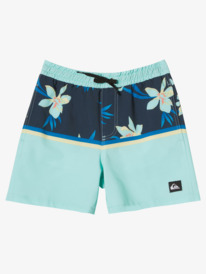 quiksilver, Boy's 8-16 Surfsilk Division Vl 14" Volleys, BEACH GLASS (gcz6) SURFSILK DIVISION VL YTH 14NB EQBJV03445