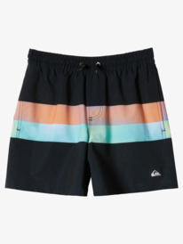 quiksilver, Surfsilk Air-Brush 14" - Swim Shorts for Boys 8-16, BLACK (kvj7) Surfsilk Air-Brush 14" - Swim Shorts for Boys 8-16 EQBJV03468