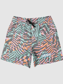 quiksilver, Boy's 8-16 Radical Arch Volley 14" Volleys, PASTEL TURQUOISE (bfq8) RADICAL ARCH VOLLEY YOUTH 14NB EQBJV03473