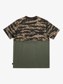 quiksilver, Essential Block 2022 - Short Sleeve T-Shirt for Boys, TARMAC TIGER CAMOO Y APPAREL (kta6) Essential Block 2022 - Short Sleeve T-Shirt for Boys EQBKT03322