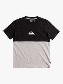 quiksilver, Essential Block 2022 - Short Sleeve T-Shirt for Boys, BLACK (kvj0) Essential Block 2022 - Short Sleeve T-Shirt for Boys EQBKT03322