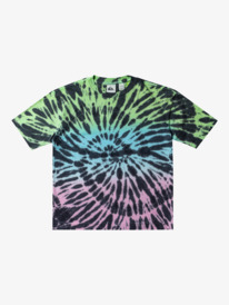 quiksilver, Radical Times - T-Shirt für Jungen 8-16, PARADISE GREEN GRADIANT SPIRAL (gdj6) Radical Times - T-Shirt for Boys 8-16 EQBKT03330