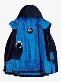 quiksilver, Детская сноубордическая куртка Mission Solid 8-16, BRILLIANT BLUE (bnl0) Mission Solid - Snow Jacket for Boys 8-16 EQBTJ03118