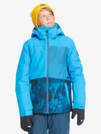 quiksilver, Детская сноубордическая куртка Silvertip, BRILLIANT BLUE PARAFINUM (bnl7) Silvertip - Snow Jacket for Boys EQBTJ03144