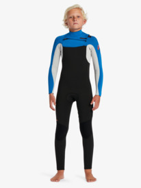 FEESHOW Kinder Neoprenanzug 3 Mm – Ganzkörper-Wetsuit Mit Rückenreißverschluss, Für Jungen 3–12 Jahre