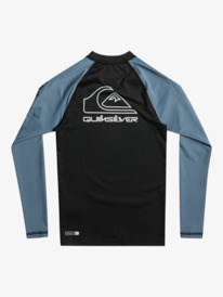 quiksilver, Boys 8-16 On Tour Long Sleeve UPF 50 Rash Vest, BERING SEA (byg0) ON TOUR LS YOUTH EQBWR03181
