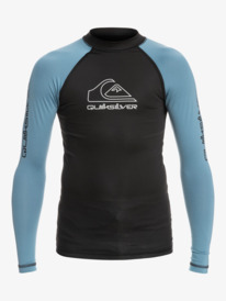 quiksilver, Boys 8-16 On Tour Long Sleeve UPF 50 Rash Vest, PROVENCIAL (blm0) ON TOUR LS YOUTH EQBWR03181
